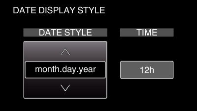 DATE DISPLAY STYLE 2 US
